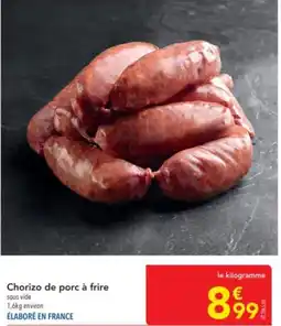 METRO Chorizo de porc à frire offre