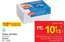 METRO LIGUEIL Cubes de bleu offre