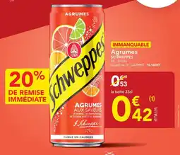 METRO Agrumes schweppes offre