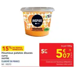 METRO INSPIRE Houmous patates douces curry offre