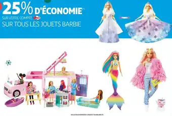 Auchan Barbie bon plan sur tous les jouets barbie offre