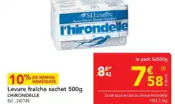 METRO L'HIRONDELLE Levure fraîche sachet offre