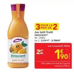 METRO INNOCENT Jus tutti frutti offre