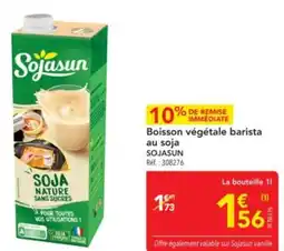 METRO SOJASUN Boisson végétale barista au soja offre