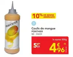 METRO Coulis de mangue ponthier offre