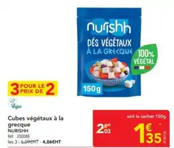 METRO NURISHH Cubes végétaux à la grecque offre