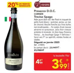 METRO CORNER Prosecco D.O.C. Treviso Spago offre