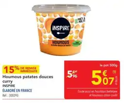 METRO Houmous patates douces curry élaboré en france offre