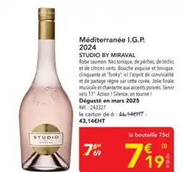METRO STUDIO BY MIRAVAL Méditerranée I.G.P. offre