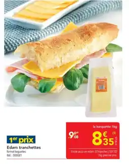 METRO Edam tranchettes offre
