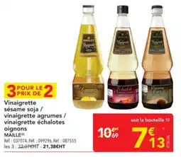 METRO Vinaigrette sésame soja vinaigrette agrumes vinaigrette échalotes oignons maille offre