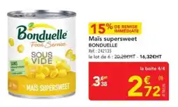 METRO Maïs supersweet bonduelle offre