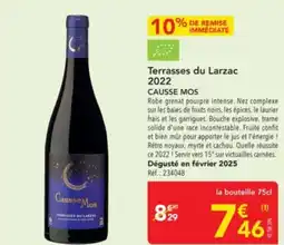 METRO CAUSSE MOS Terrasses du Larzac 2022 offre