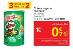 METRO Crème oignon pringles offre