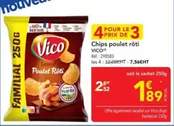 METRO Chips poulet rôti vico offre