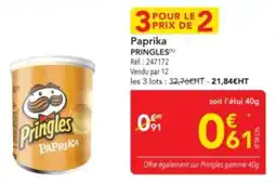 METRO Paprika pringles offre