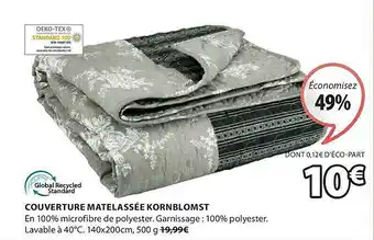 JYSK Couverture Matelassée Kornblomst offre
