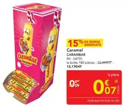 METRO Caramel carambar offre