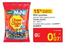 METRO Mini sucettes chupa chups offre