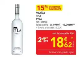 METRO PYLA Vodka 40% offre