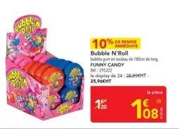 METRO Bubble n'roll funny candy offre