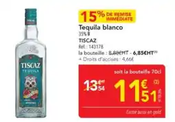 METRO TISCAZ Tequila blanco 35% offre