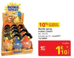 METRO Bomb spray funny candy offre