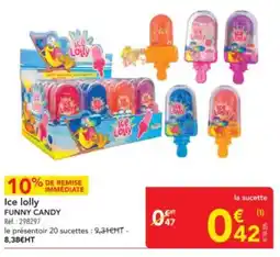 METRO Ice lolly funny candy offre