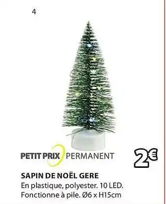 JYSK Sapin De Noël Gere offre