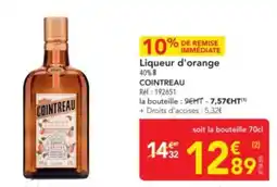 METRO COINTREAU Liqueur d'orange 40% offre