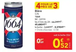 METRO Bière 1664 offre