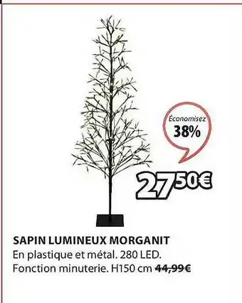 JYSK Sapin Lumineux Morganit offre