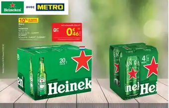 METRO HEINEKEN Bière offre