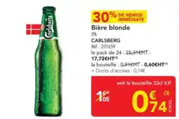 METRO CARLSBERG Bière blonde offre
