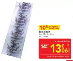 METRO Sac à pain offre