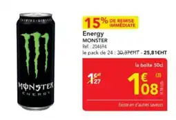 METRO MONSTER Energy offre
