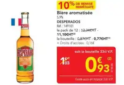 METRO DESPERADOS Bière aromatisée offre