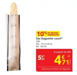 METRO Sac baguette court offre
