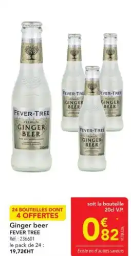 METRO FEVER TREE Ginger beer offre