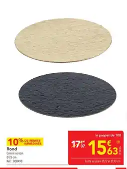 METRO Rond offre