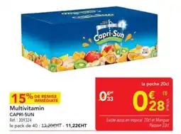 METRO CAPRI-SUN Multivitamin offre