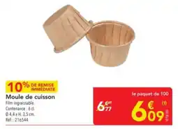 METRO Moule de cuisson offre