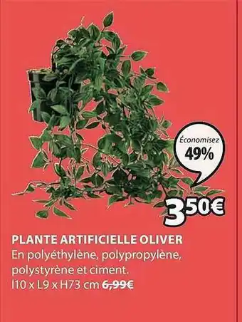 JYSK Plante Artificielle Oliver offre