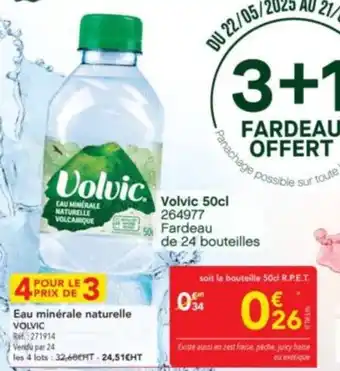 METRO VOLVIC Eau minérale naturelle offre