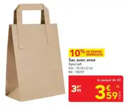 METRO Sac avec anse offre