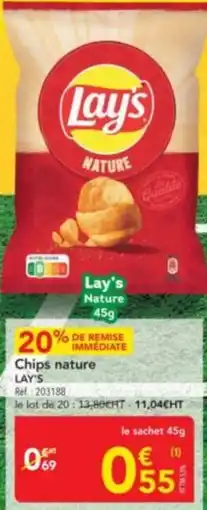 METRO LAY'S Chips nature offre