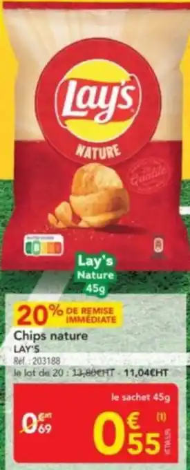 METRO LAY'S Chips nature offre