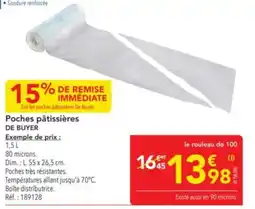 METRO Poches pâtissières de buyer offre