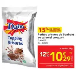 METRO DAIM Petites brisures de bonbons au caramel croquant offre