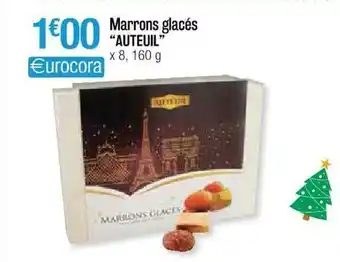 Cora x Carrefour Marrons Glacés offre
